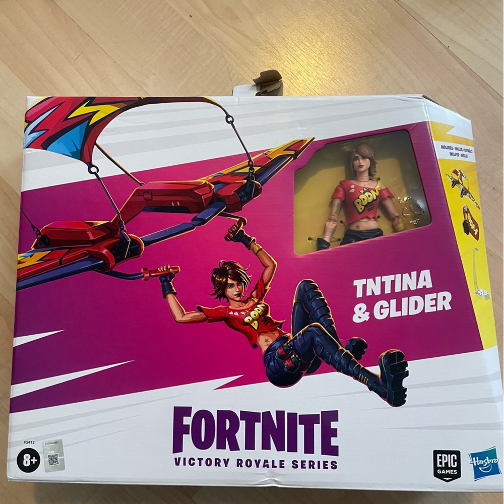 Fortnite TNT TINA and glider figurine